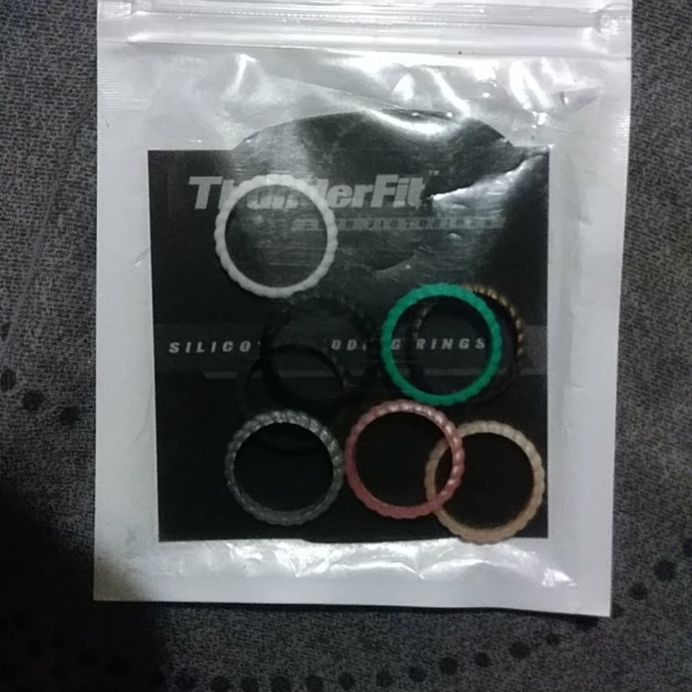 Thunderfit silicon wedding rings